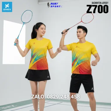 Áo Cầu Lông, Bóng Chuyền, Pickleball - Zinex - Z700 - Nam