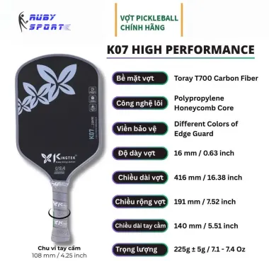 Vợt Pickleball - Kingtek K07 High Performance