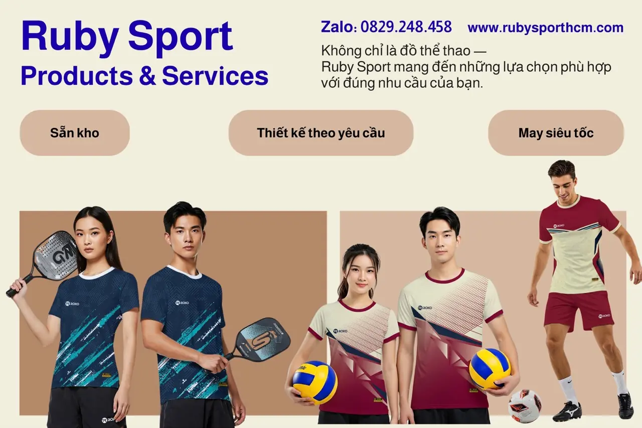 CỬA HÀNG ĐỒ THỂ THAO RUBY SPORT