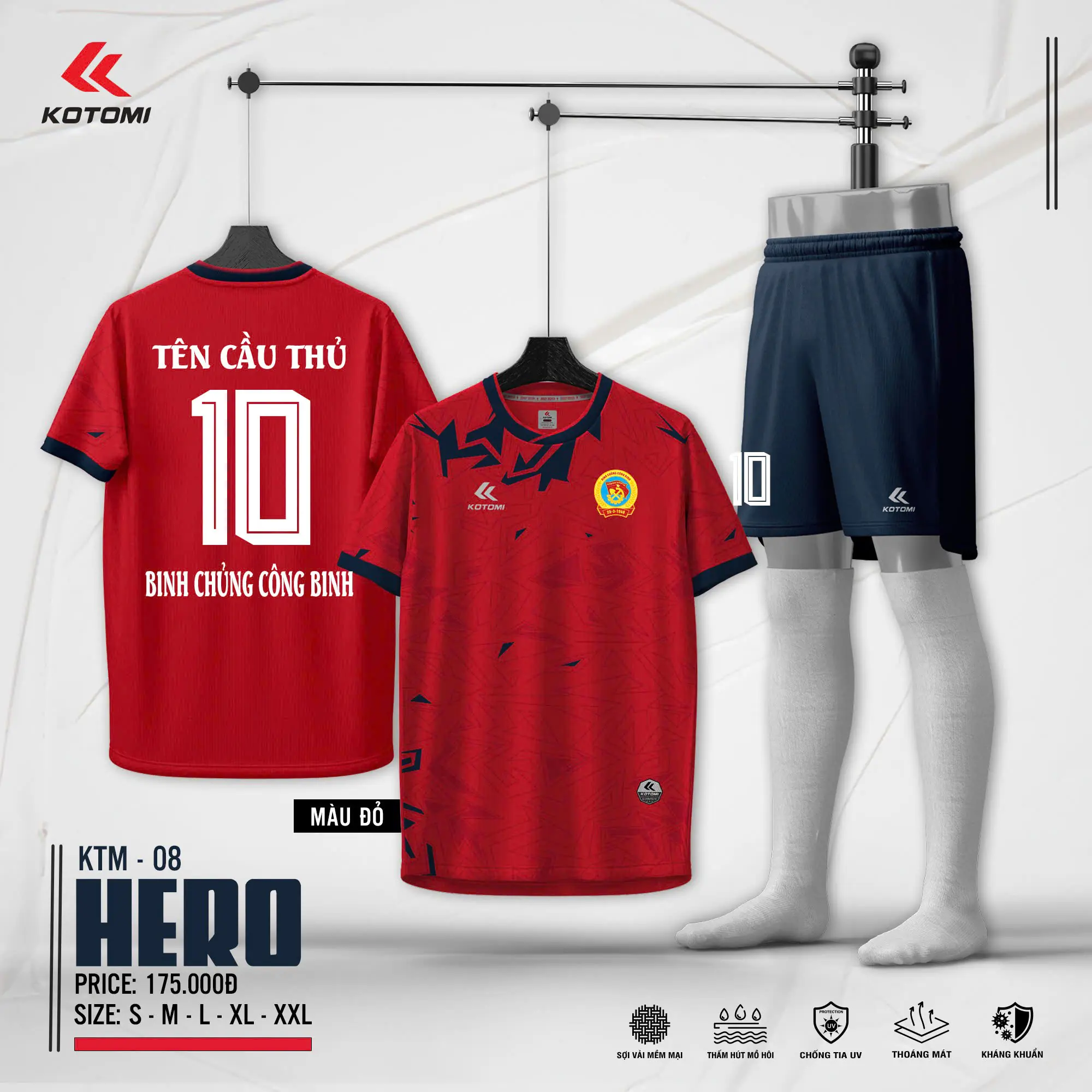 Quần áo thể thao có sẵn