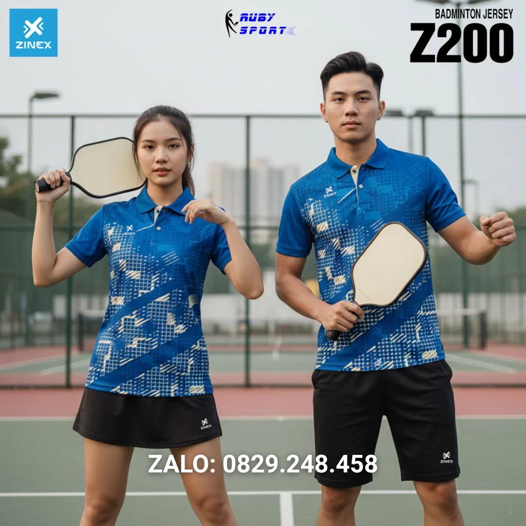 Áo Cầu Lông, Tennis, Pickleball Zinex - Z200 (Nam)