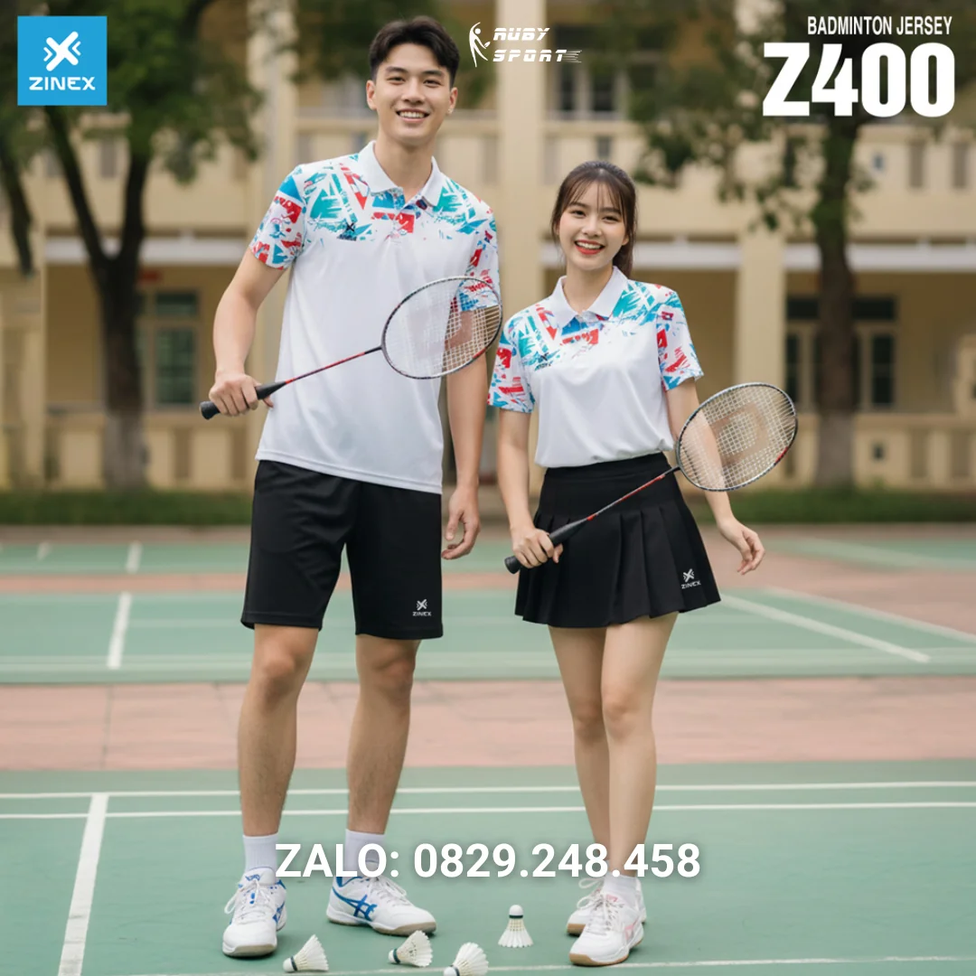 Áo Cầu Lông, Tennis, Pickleball Zinex - Z400 (Nam)