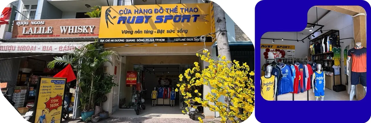 CỬA HÀNG ĐỒ THỂ THAO RUBY SPORT